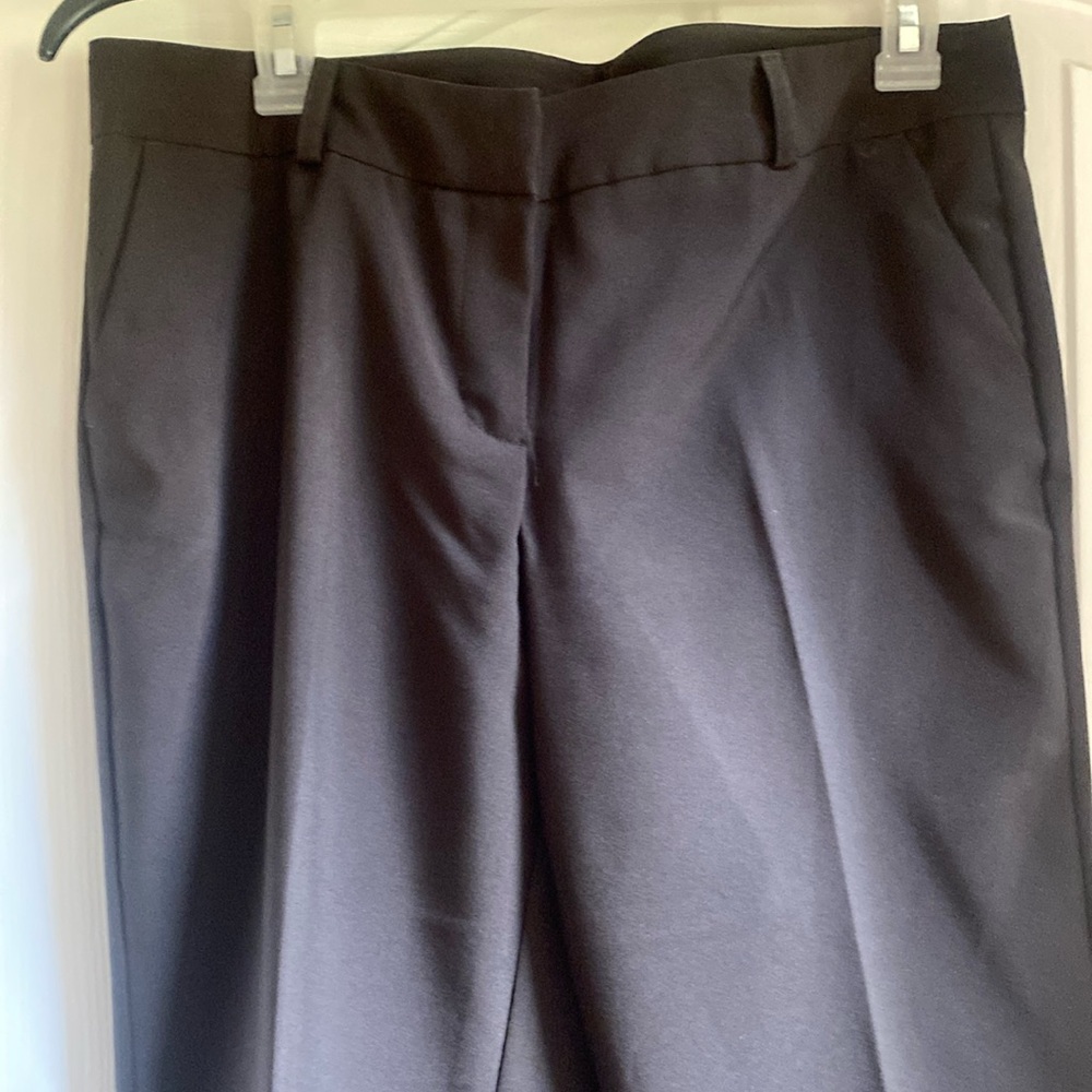 Ladies dark brown trousers. Size 10 petite. New York and Co stretch.